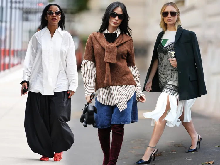 Oversized Denim Shirts Worn as Dresses Layers and Outerwear
